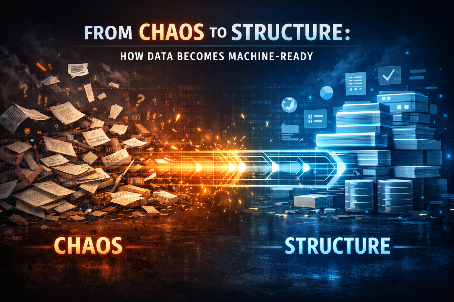 from chaos to structure how data becomes machine ready