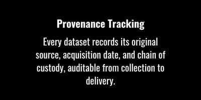 provenance tracking button